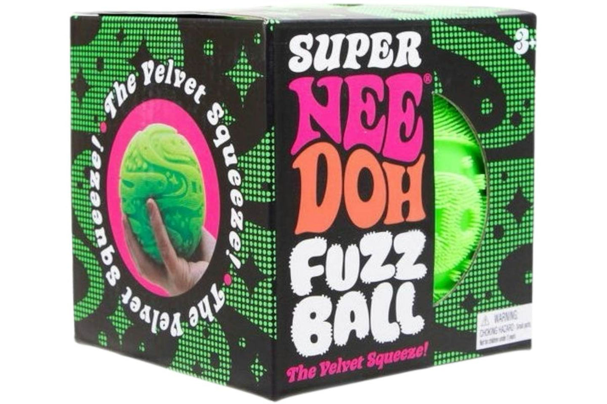 NeeDoh Super Fuzzball Squishy Toy - Green