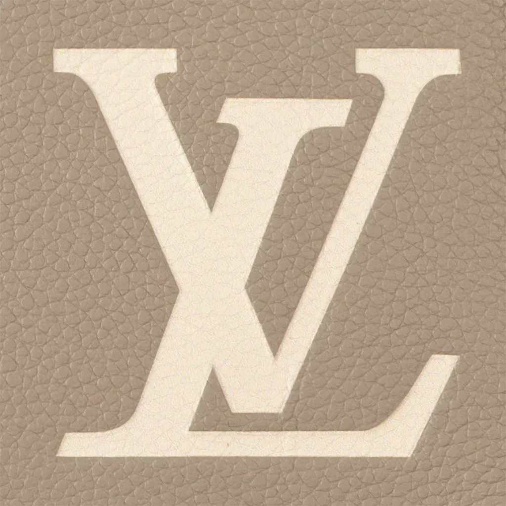 Louis Vuitton Diane Monogram Empreinte Tourterelle Beige Cream Satchel Bag