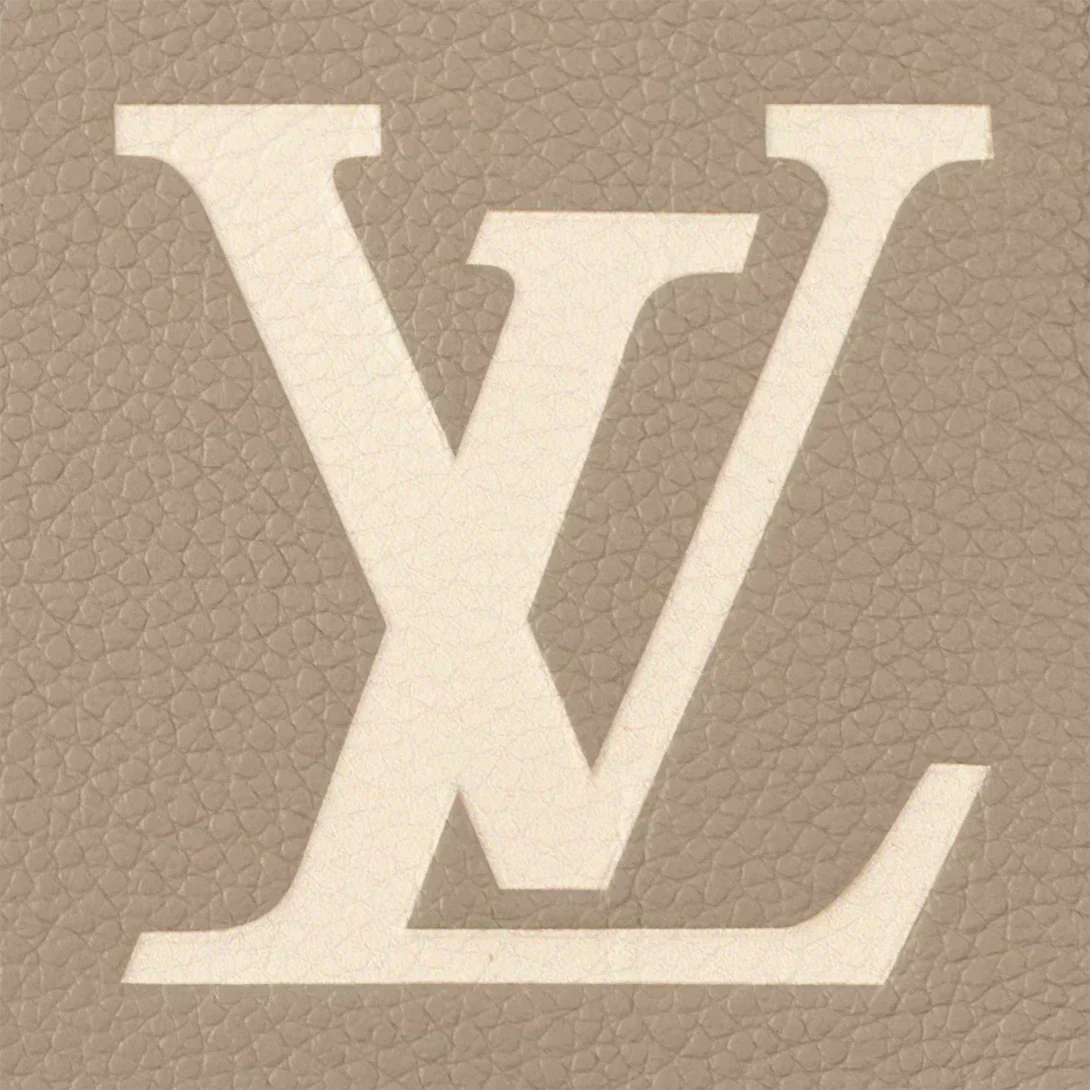 Louis Vuitton Diane Monogram Empreinte Tourterelle Beige Cream Satchel Bag