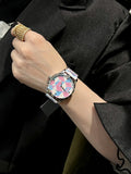 Gucci Patterned Strap Watch