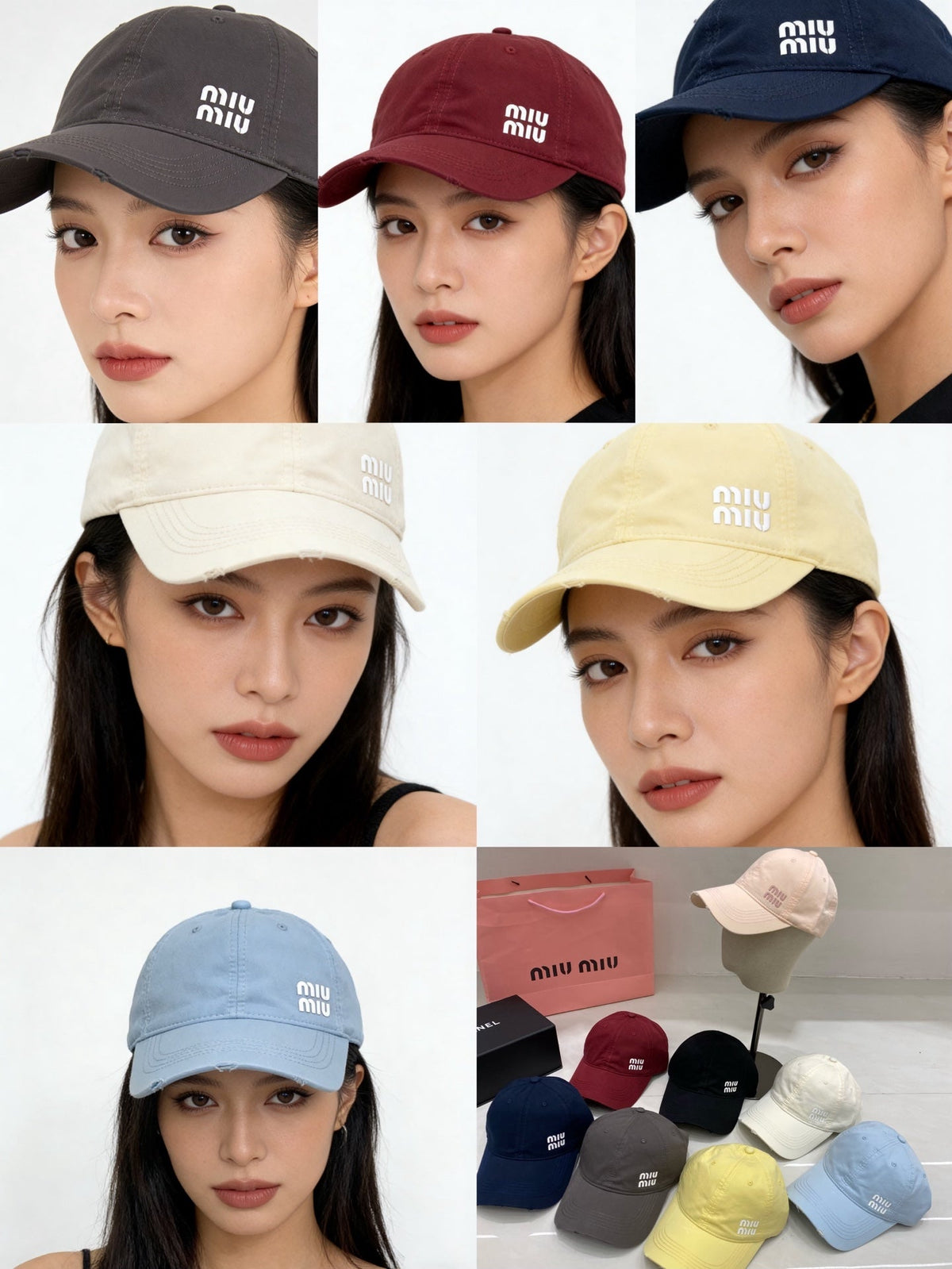 Miu Miu Logo Baseball Cap
